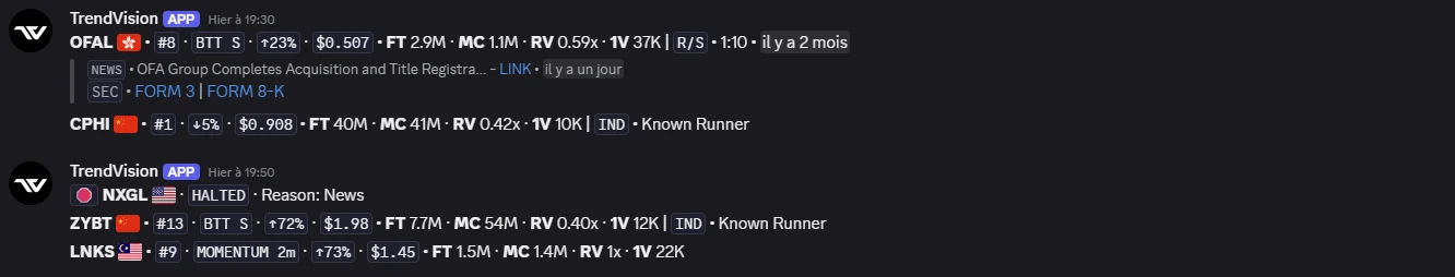 All-in-one feed — example screenshot