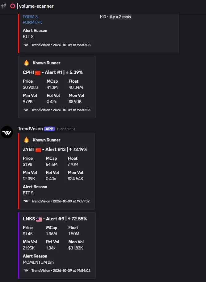 Volume scanner — example screenshot